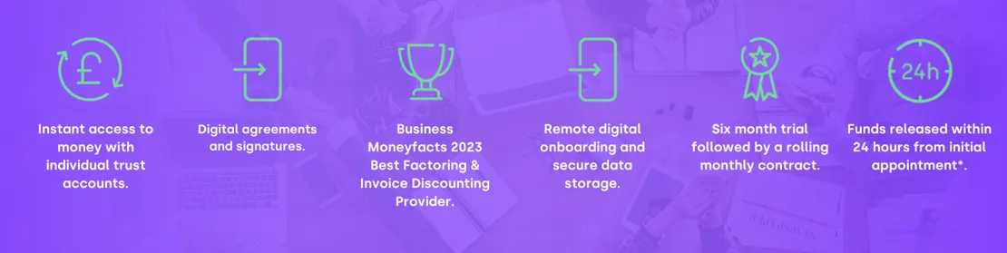 Infographic USP Purple